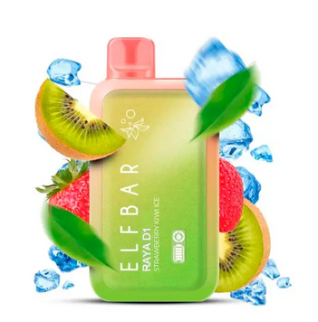 Elf Bar RAYA D13000 Strawberry Kiwi Ice (Клубника киви лёд) н_RAYA17 фото