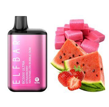 Elf Bar BC5000 ULTRA 5% Strawberry watermelon bubble gum (Клубника Арбуз Бабл Гамм) 866 фото