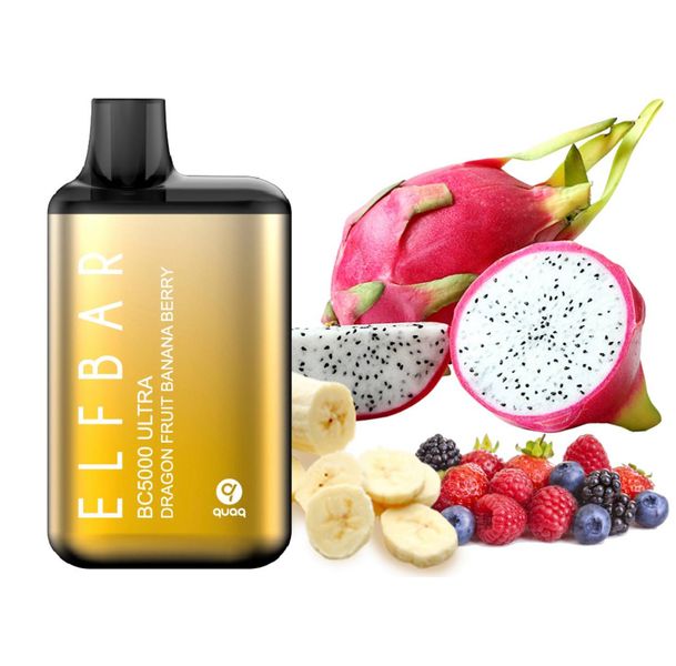 Elf Bar BC5000 ULTRA 5% Dragon fruit banana berry (Пітая Банан Ягода) 83 фото