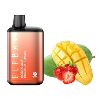 Elf Bar BC5000 ULTRA 5% Strawberry Mango (Клубника манго) 9111 фото