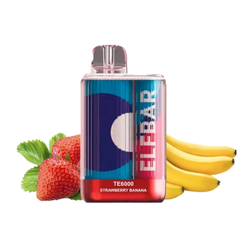 Elf Bar TE6000 Strawberry Banana н.ТЕ6.8 фото