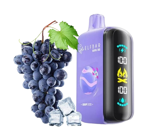 Elf Bar RAYA D3 25000 Grape Ice (Виноград Лёд) 25000 Grape Ice фото