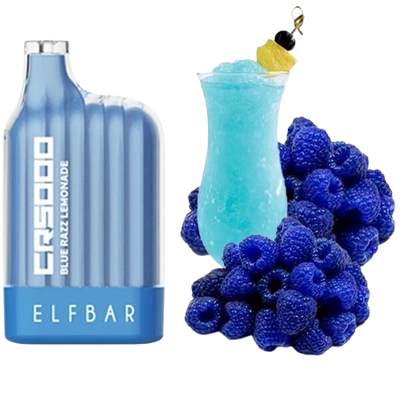 Elf Bar CR5000 Blue Razz Lemonade (Лимонад Ягоди) CR5000 Blue Razz Lemonade фото