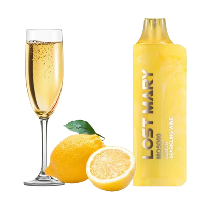 Lost Mary MO5000 Lemon Sparkling Wine Лимонное Игристое Вино 5% LemonSparklingWine фото