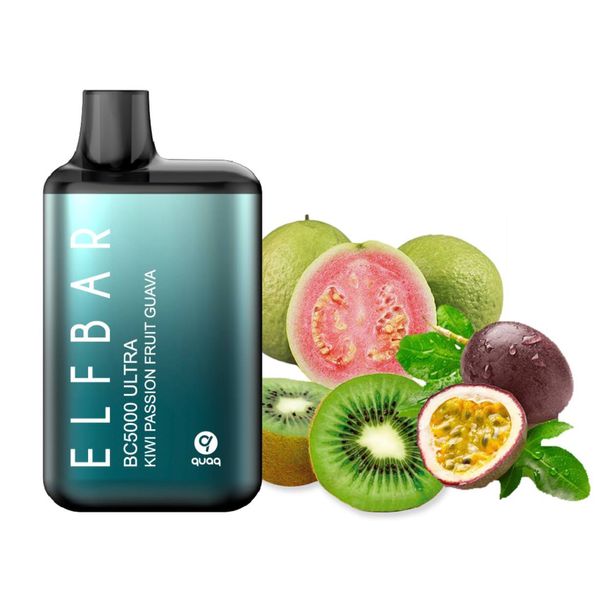 Elf Bar BC5000 ULTRA 5% Kiwi Passion Fruit Guava (Киви Маракуйя Гуава) 902 фото