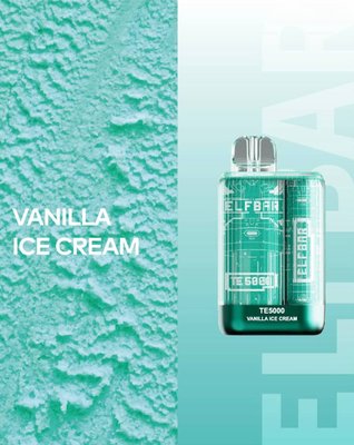 Elf Bar TE5000 5% Vanilla Ice Cream (Ванільне морозиво) н6_ТЕ7 фото