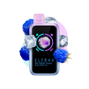 Elf Bar BC10000 Touch Blue Razz Ice (Синяя Малина Лёд) TouchBlue фото