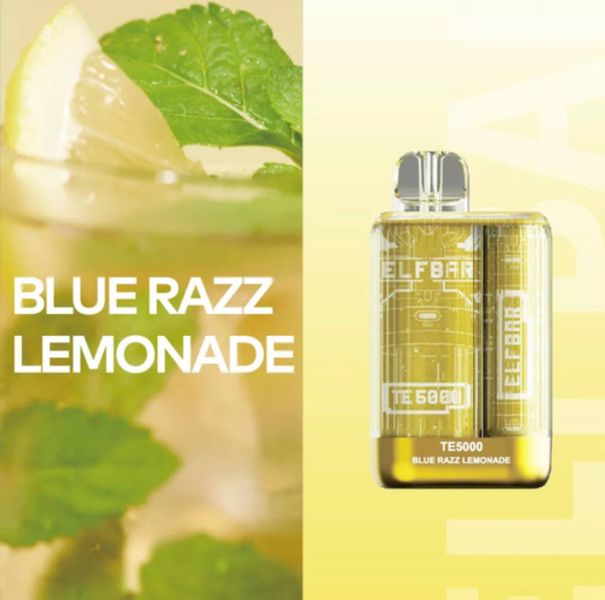 Elf Bar TE5000 5% Blue Razz Lemonade н6_ТЕ9 фото