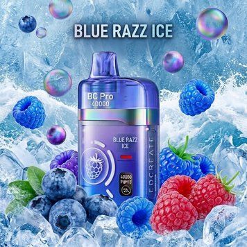 EBCREATE BC PRO 40K Blue Razz Ice (Блакитна Малина з Льодом) EBCREATE BC PRO 40K Blue Razz Ice  фото
