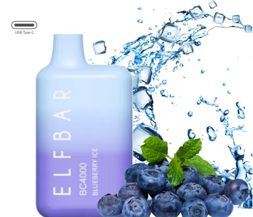 Elf Bar BC4000 5% Blueberry Ice (Чорниця з Льодом) 126 фото