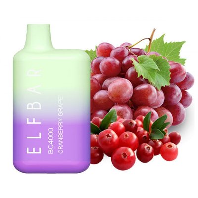 Elf Bar BC4000 5% Cranberry Grape (Журавлина з Виноградом) ELF_4000_00005 фото