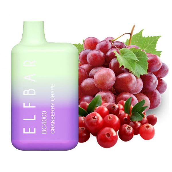 Elf Bar BC4000 5% Cranberry Grape (Журавлина з Виноградом) ELF_4000_00005 фото