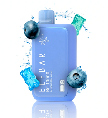 Elf Bar BC 10000 Puffs Blueberry Gami (Чорниця Желейний Ведмідь) н14113 фото