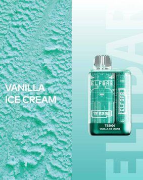 Elf Bar TE5000 5% Vanilla Ice Cream (Ванильное мороженое) ТЕ77 фото
