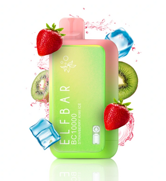 Elf Bar BC 10000 Puffs Strawberry Kiwi Ice (Полуниця Ківі Лід) н14115 фото